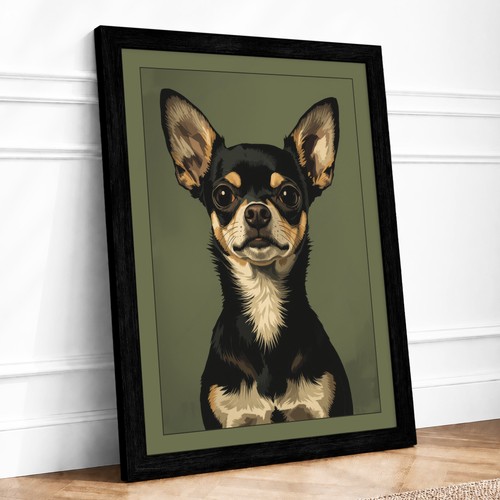 Chihuahua portrait modern - portrait,