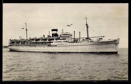 Passenger ship dunera the - ship, m.s.