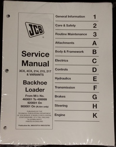 Jcb 3cx 4cx - 3cx,, 215