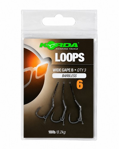 Korda loops ready tied - loops, carp
