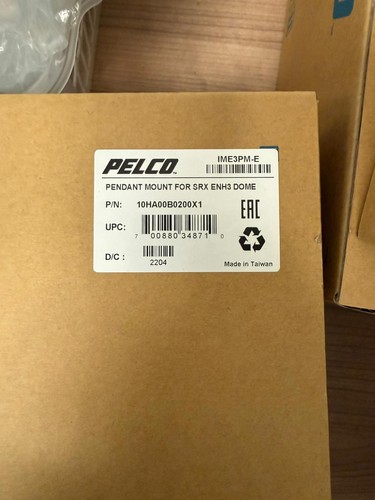 Pelco pendant mount ime3pm - pendant, ime3pm-e