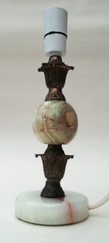 Vintage table lamp green - vintage,