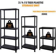 3/4/5 Tier Plastic Shelf
