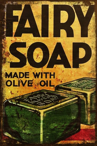 Vintage fairy olive - vintage, oil