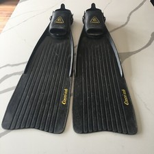 Cressi-sub Rondine Gara Fins Vintage. Spear Fishing / Free Diving Fins / Blades