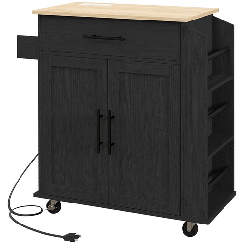 Kitchen island with storage - kitchen,