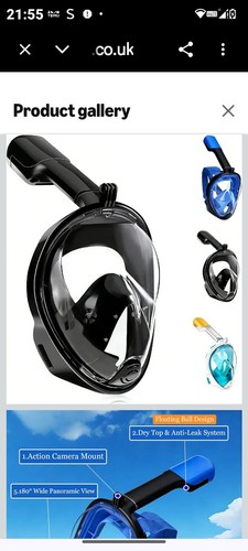 Snorkel mask full face - mask,