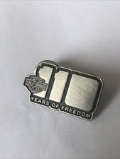 Harley Davidson 110 Years Of Freedom Anniversary Pin Badge Collectable