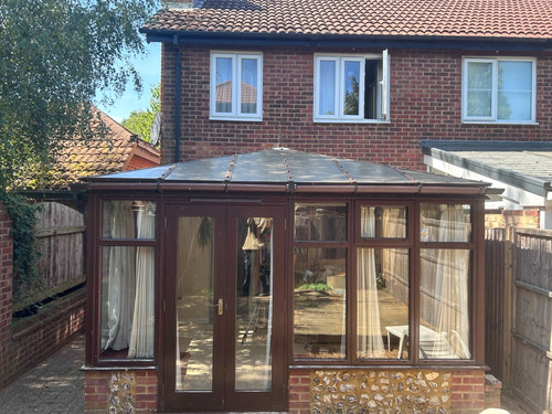 Hardwood conservatory with - hardwood,