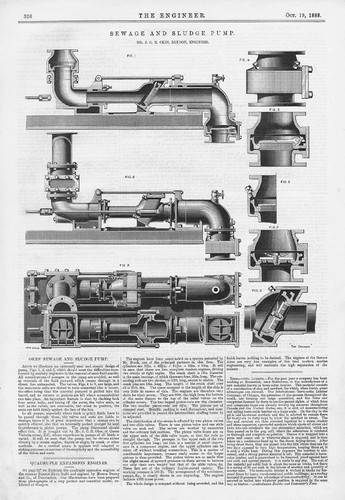 Oke sewerage sludge - sludge, pump