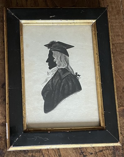 Antique portrait silhouette - portrait,