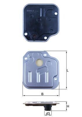 Mahle hx244 hydraulic filter - mahle,