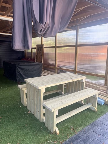 Sturdy garden table - garden, and