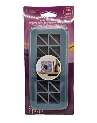 Mosaic clay cutters triangle - mosaic,