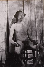 ANONYMOUS mounted repro photo print 10 x 8” 1850 male nude gay interest NP02