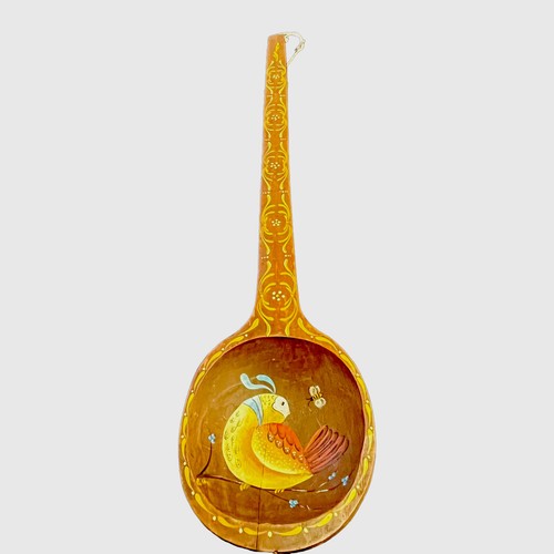 Quail bee spoon - spoon, painted