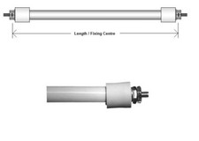 SCREW END TYPE GLASS FIRE BAR