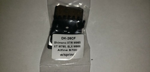 Shimano disc brake - pads, xt