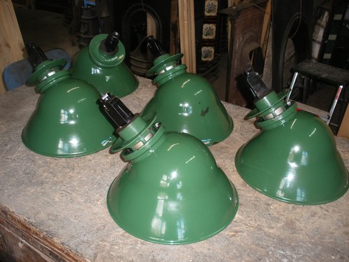 Vintage industrial green