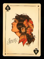 1 x modern playing card Sailor