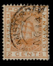 BRITISH GUIANA QV SG127, 2c