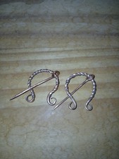 Pair  Twist Medieval  Fibula