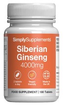 Siberian Ginseng 4000mg *180