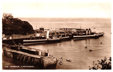 Postcard The Harbour Ilfracombe Devon With Pleasure Steamers RPPC
