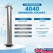 4" X 40" RO Membrane 4040