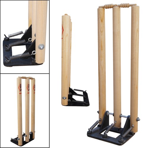 Wooden cricket stumps - cricket, wickets