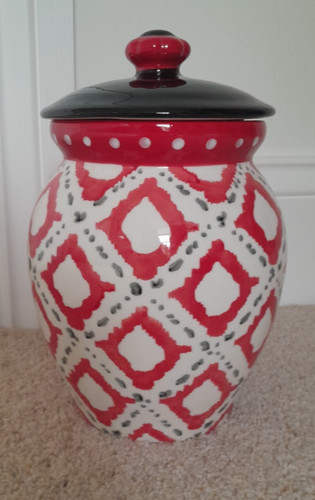 Dutch wax red black white - dutch,