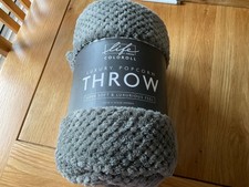 grey coloroll throw super soft