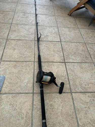 Tuna trolling setup - tuna, rod
