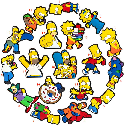 The simpsons shoe charms for - the,