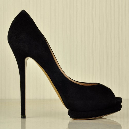 Nicholas kirkwood black suede - kirkwood,