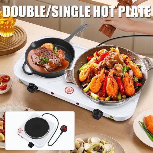 Electric hob double ring table - hob,