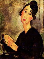 Amedeo Modigliani Portrait Of Dedie Old Master Art Painting Print Poster 171Omb