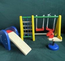 Pintoy (John Crane) Wooden Doll's House Furniture Outdoor Playground Garden Set