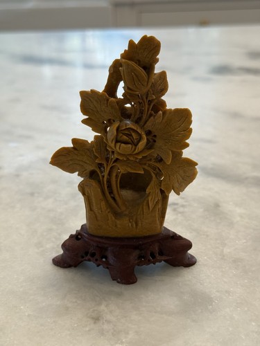 Vintage chinese soapstone - vintage,