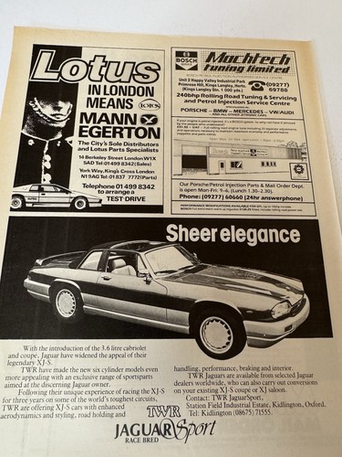 Original twr jaguar xjs - twr,
