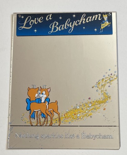 Vintage babycham mirror - vintage,