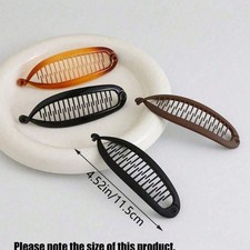 2pcs Twist Banana Clips Hair Claws Ponytail Holder Updo Bun Maker Accessories UK