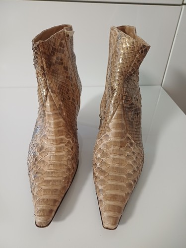 Crocodile leather ankle - , boots