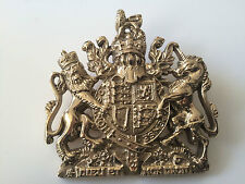 Royal Coat of Arms Brass Sign