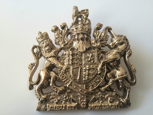Royal coat arms brass - coat, of