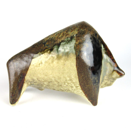 Soholm pottery figurine - pottery, bull