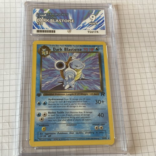 Dark blastoise 1st - dark,