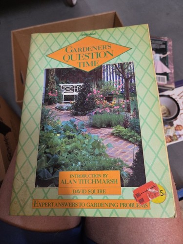 Gardener question time - gardener's,
