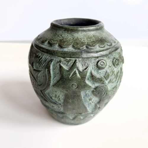 Vintage rustic small vase - rustic,
