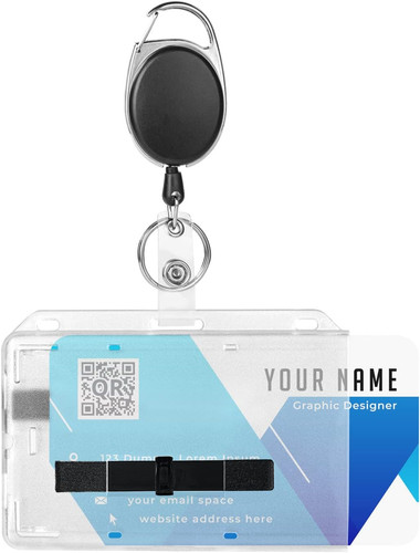Hard plastic badge holders - plastic,